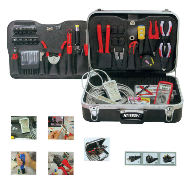 NETWORK TERMINATION TOOL KIT (81PCS) KRISBOW KW0101093-0