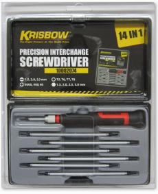 Set Obeng Presisi CHANGEABLE SCREWDRIVER 14PCS KRISBOW 10002074-0