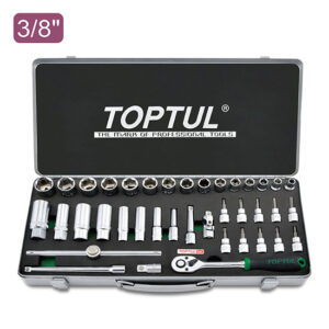 Kunci Sock Socket Set 3/8" DR. 6PT 39pcs Toptul GCAD3902-0