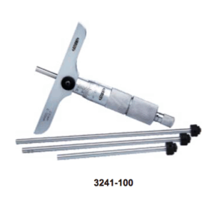 Depth Micrometer (base 101.5x17mm) 0-300mm Insize 3241-300-0