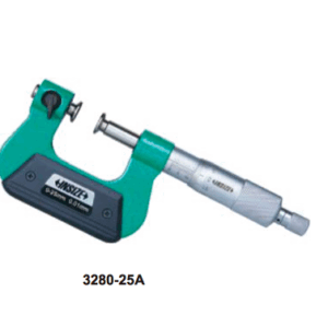 Non Rotating Spindle Universal Micrometer (with tips) 25-50mm Insize 3280-50A-0