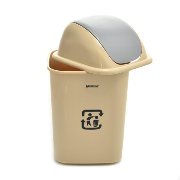 Tempat Sampah Plastik Warna BEIGE 20L KRISBOW KW1800748-27399