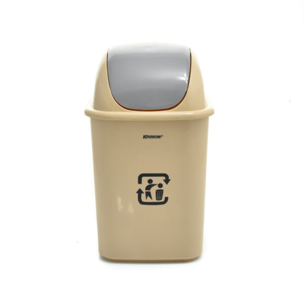 Tempat Sampah Plastik Warna BEIGE 20L KRISBOW KW1800748-27400