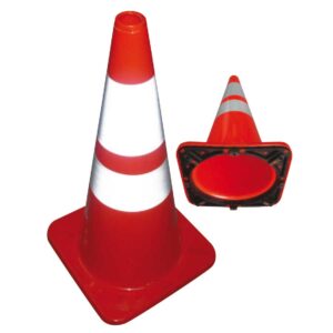 Traffic Cone Krisbow 70 Cm Orange PVC KW1000477-0
