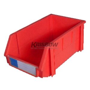 Storage Bin 100X160X74MM Red Krisbow 10011426-0