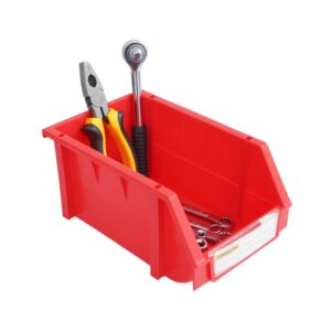 Storage Bin 150X240X124MM Red Krisbow 10011429-0