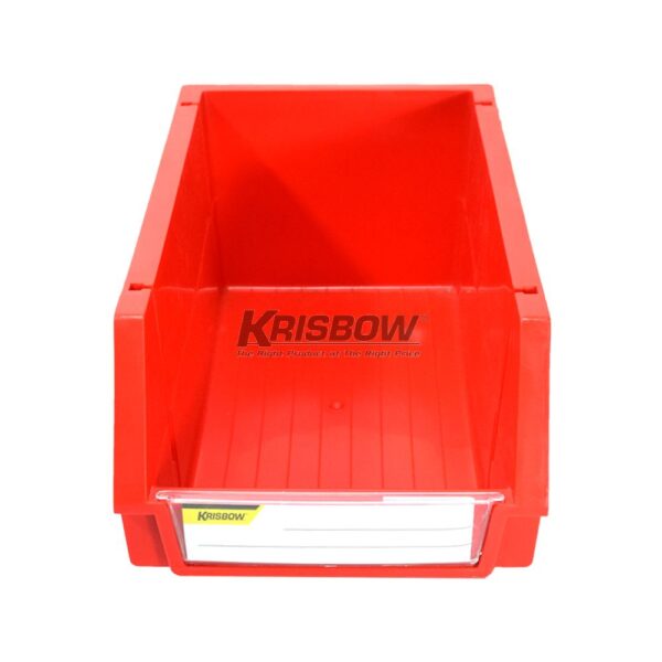 Storage Bin 200X340X155MM Red Krisbow 10011442-28353