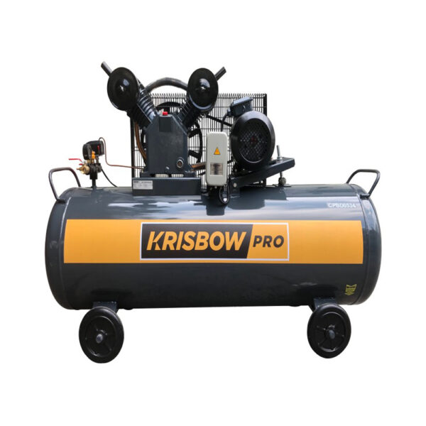 Compressor 5.5HP 340L 10BAR 380V 3PH Krisbow 10029561-0