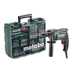 Mesin Bor Impact Drill 13MM SET SBE650 600671870 Metabo 10055381-0