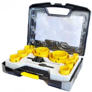 BI-Metal Hole Saw Set 19 - 76 MM 15PC Krisbow 10084917-0
