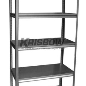 Rak Shelving Steel 5 Shelf 90X45X183CM Black Krisbow 10091091-0