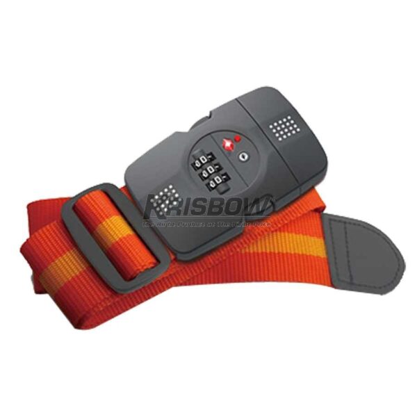 Luggage Strap Lock Black TSA12016 Krisbow 10097090-28346