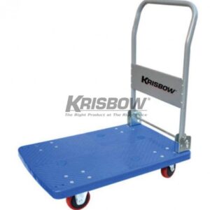 Trolley Platform Hand Truck 300 KG Plastic Blue Krisbow 10100180-0