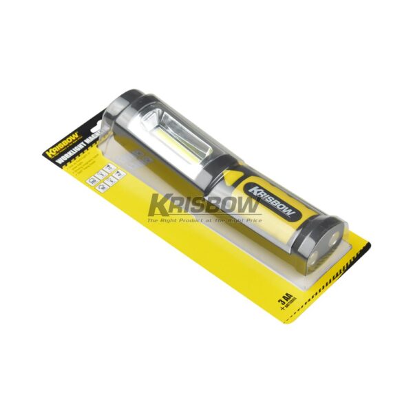 Lampu LED Worklight & Flashlight 200&60LM 3XAA Krisbow 10108194-28119