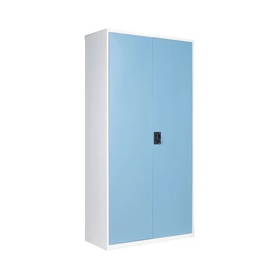 Lemari Arsip Kantor Steel 2 Pintu Ayun Biru 90x39x180 cm Krisbow