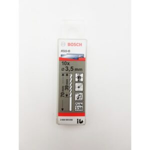 Unit Mata Bor Logam HSS-G 3.5 x 39 x 70 mm Bosch 2608595058-0
