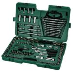 Kunci Pas 120Pcs 1/4" & 3/8" & 1/1" Drive Socket Wrench Set Sata 09014-30833