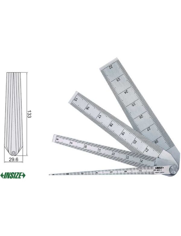 Alat Ukur Taper Gage Set 1-29mm Insize 4837-1-0