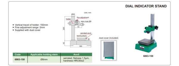 Dial Indicator Stand Insize 6863-150-27661