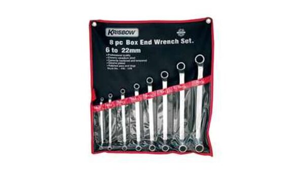 KUNCI RING SET 6-22MM (8 PCS) KRISBOW KW0100263-0