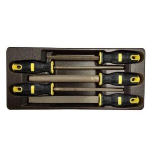 Kikir Set Files 5PCS W/Tray Krisbow KW0103285-0