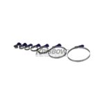 Hose Clamp Butterfly 70-90MM 2PCS Krisbow KW0103956-0