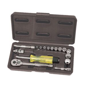 Kunci Sock Socket Set SQ1/4INC 5/32-9/16INC 16PCS Krisbow KW0104029-0