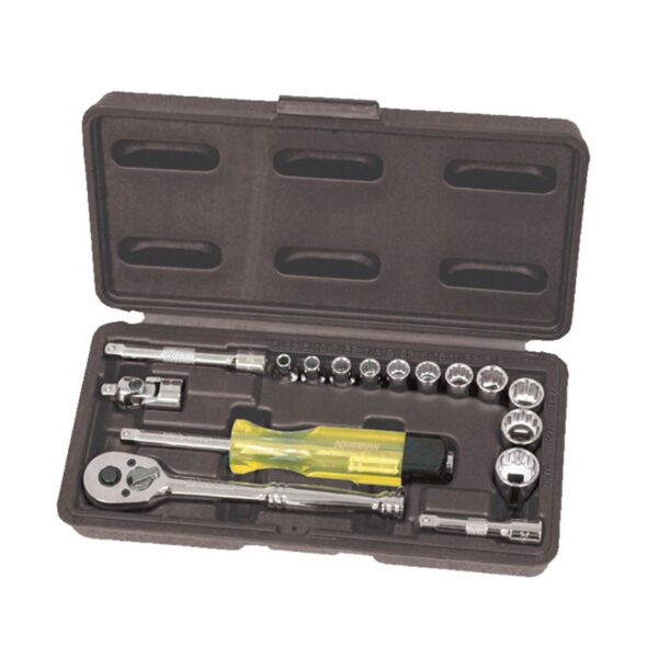 Kunci Sock Socket Set SQ1/4INC 5/32-9/16INC 16PCS Krisbow KW0104029-0