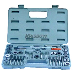 TAP & DIE UNC & UNF 4-40 1/4-1/2 (40EA) Krisbow KW0200639-0
