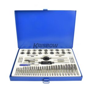 Tap & Die Metric M3-M12 (58EA/SET) Krisbow KW0200642-0