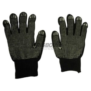 Sarung Tangan Glove Cotton PVC DOTS Black Krisbow KW1000396-0