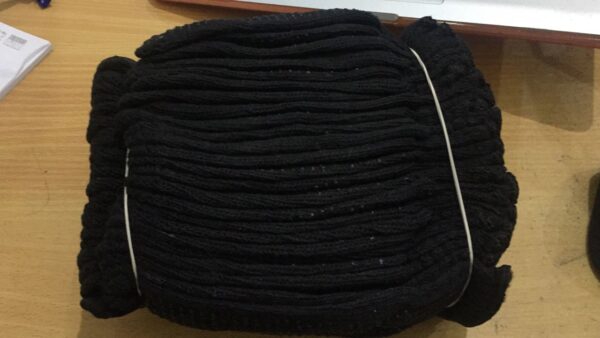 Sarung Tangan Glove Cotton PVC DOTS Black Krisbow KW1000396-27857