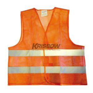 Rompi Safety Vest Mesh All Size Orange Krisbow KW1000399-0