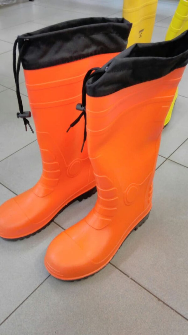 Sepatu Safety Boot Rubber Orange (XL/43-44) Krisbow KW1000472-27728