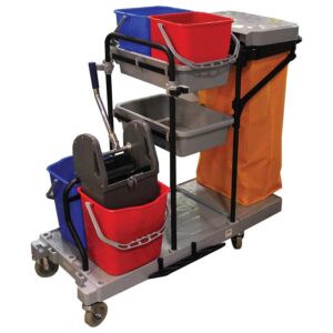 Multi Function Cleaning Cart 132X75X110CM Krisbow KW1801395-0