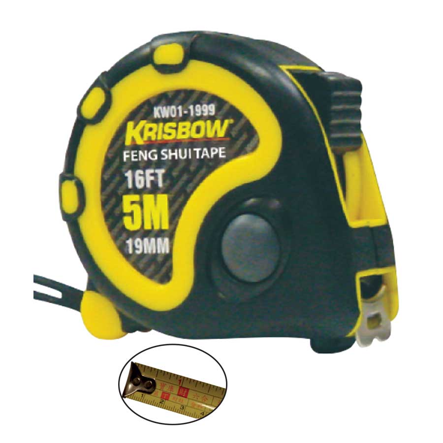 METERAN FENGSHUI MEASURING TAPE 5.0M KRISBOW KW0101999-0