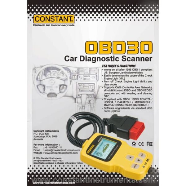Car Diagnostic Scanner Constant OBD 30-0
