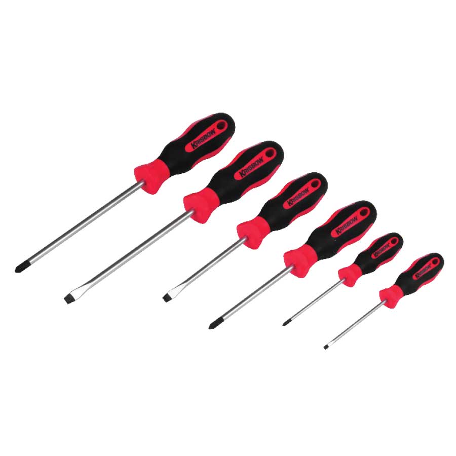 OBENG SET ROUND TYPE (6 PCS) KRISBOW 10002185-0