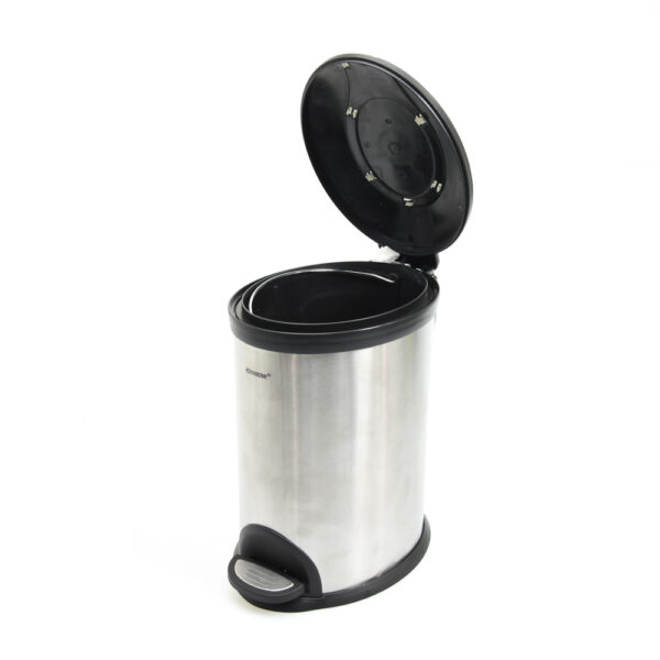Tempat Sampah Plastik Oval Fancy dengan Pedal 5 Liter Krisbow-27689
