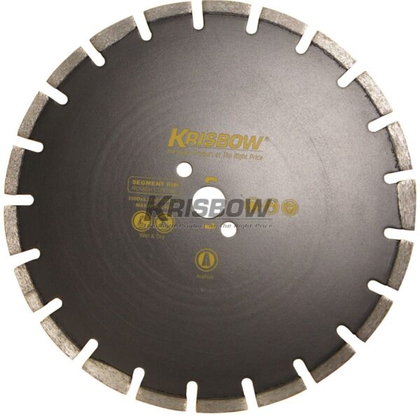 Diamond Cutt Wheel 14INC Asphalt Segment Krisbow 10092870-28620