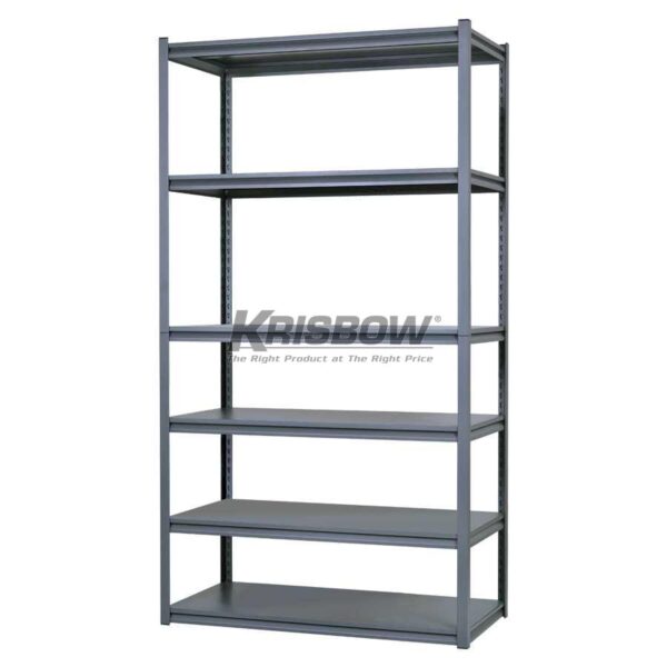 Rak Shelving Steel 6 Shelv 120X60X220CM Grey Krisbow 10093423-28940