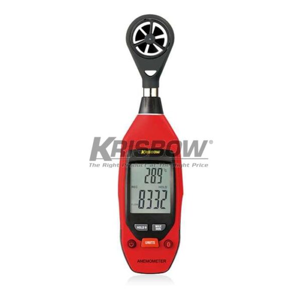 Anemometer Digital 0.4 TO 20 M/S Krisbow 10176567-0