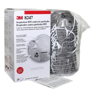 Masker Respirator R95 20ea/box 3M 8247-0