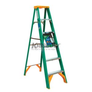 Tangga Ladder Step 6 FT / 1.8 Mtr Fiber Green Krisbow KW0102176-0