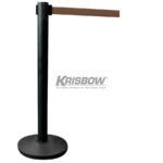 Handrail Black With Brown Belt Krisbow KW1800753-0