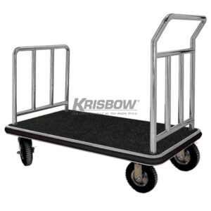 Luggage Cart Black Carpet 105X61X90CM Krisbow KW1801316-0