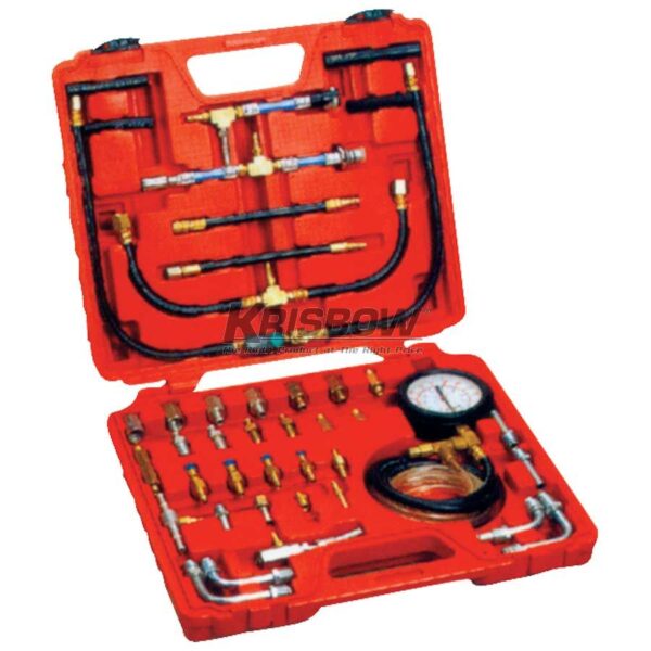 Fuel Injection Pressure Tester Kit Krisbow KW1900613-0