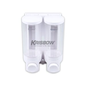Tempat Sabun Soap Dispenser 400ML Double White Krisbow KW2001238-0