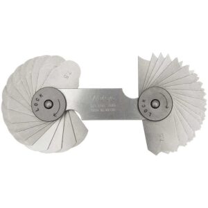 Radius Gage 7.5-15.0MM (32PAIRS) 186-106 Mitutoyo MT0000503-0