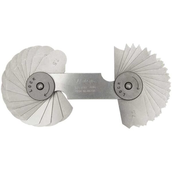Radius Gage 7.5-15.0MM (32PAIRS) 186-106 Mitutoyo MT0000503-28708